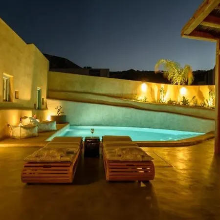 Luxury Santorini Potamos: Private Heated Pool Retreat * Exo Gonia