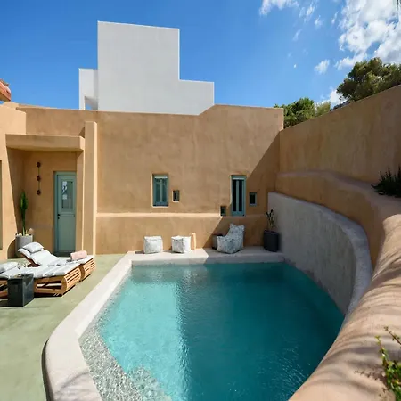 Luxury Santorini Potamos: Private Heated Pool Retreat Villa Exo Gonia