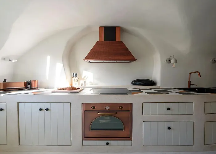 Luxury Santorini Potamos Luxury House 2 Bedrooms *